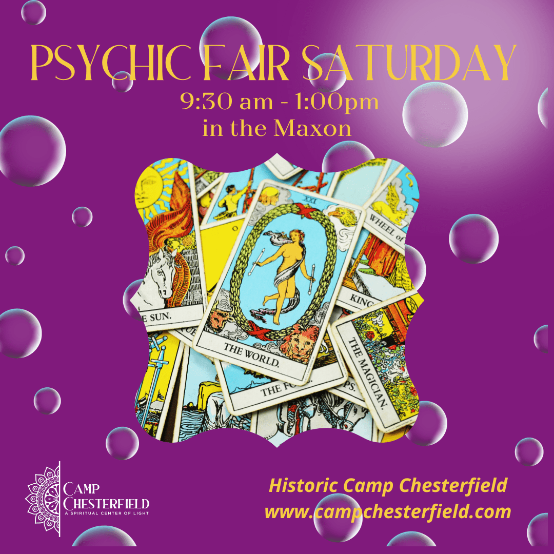 Psychic Fair Saturday Camp Chesterfield